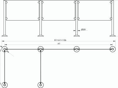 Drehkreuz und Leitsystem 7